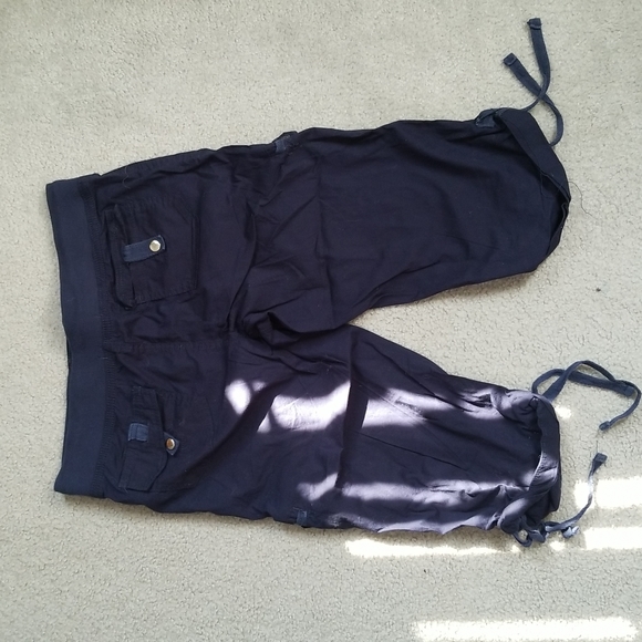 Blue Capris - Picture 2 of 2